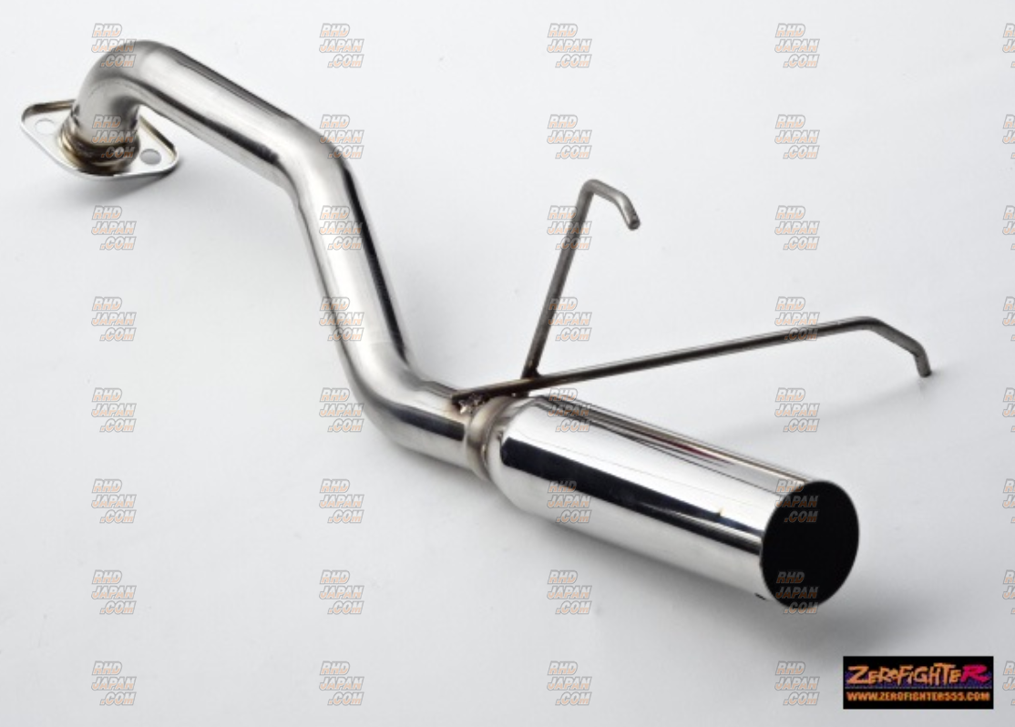 ゼロファイターリアピース GK5、GP5 Zero Fighter Auto Custom Straight Muffler Rear with Silencer - Fit